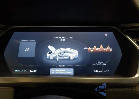 2013 Tesla Model S z USA, uszkodzony, nr VIN 5YJSA1CN9DFP13148